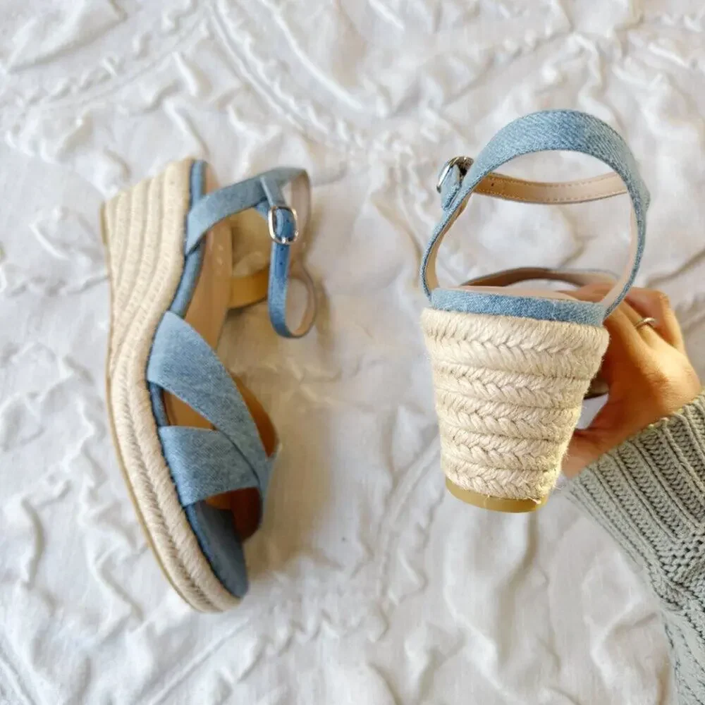 Stuart Weitzman Miami Espadrille Sandal Size 7.5 New